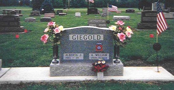 Bill's grave